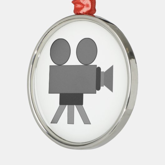 映画フィルムプロジェクター メタルオーナメント (左)