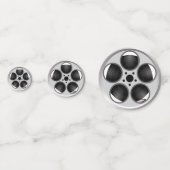 映画フィルムリールのホームシアター コンフェッティ (裏面)