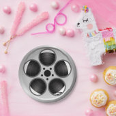 映画フィルムリールのホームシアター ペーパープレート (パーティー)