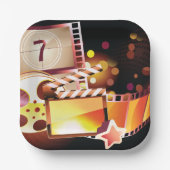 映画フィルム ペーパープレート (正面)