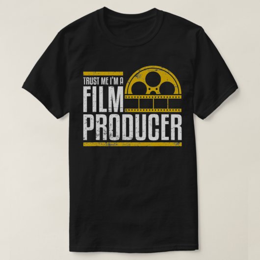 映画プロデューサーとして信頼する監督の映画シーン Tシャツ (デザイン正面)