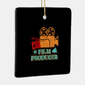 映画プロデューサー映画監督キャクター・アーツ演技 セラミックオーナメント (右)