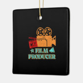 映画プロデューサー映画監督キャクター・アーツ演技 セラミックオーナメント (左)