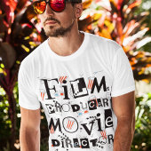 映画プロデューサー、映画監督男子キャリアスタイル Tシャツ