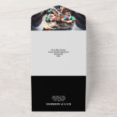 映画ポスターアクションドラマ大人誕生日パーティー オールインワン招待状 (外側)