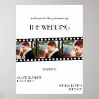 映画ポスターフィルムストリップ結婚のウェルカムサイン