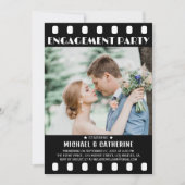 映画ポスターフィルムストリップ黒と白結婚の 招待状 (正面)