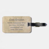 映画ポスターリングや輪の主 ラゲッジタグ (裏面横)