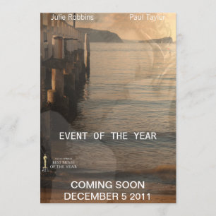 映画ポスター招待状 招待状