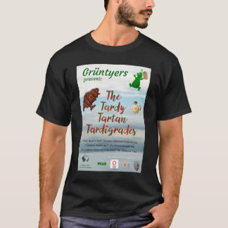 映画ポスター「The Tardy Tartan Tardigrades」 Tシャツ