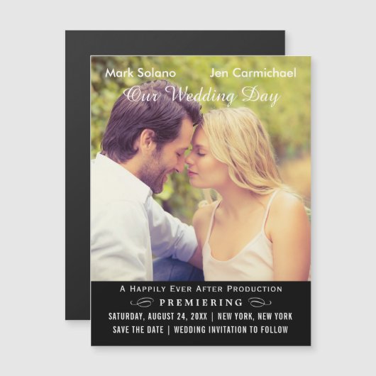 映画ポスタ結婚ーの写真日付の保存 (正面/裏面)