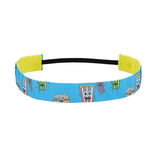 映画ポップコーンヘッドバンド アスレチックヘッドバンド (正面)