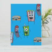 映画ポップコーン招待状 招待状 (スタンド正面)