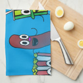 映画ポップコーン キッチンタオル (四つ折り)