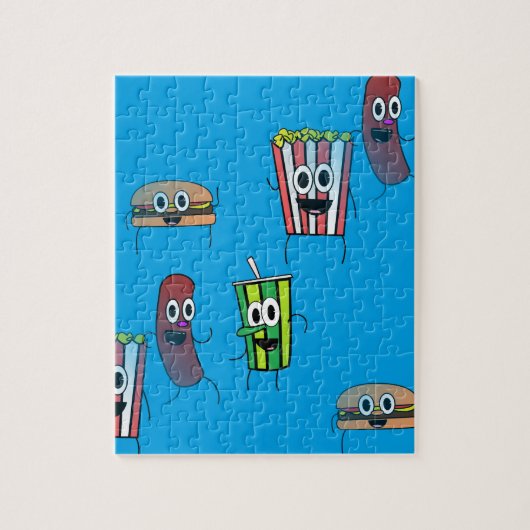 映画ポップコーン ジグソーパズル (縦)