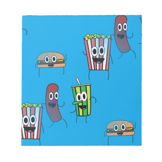 映画ポップコーン ノートパッド (正面)