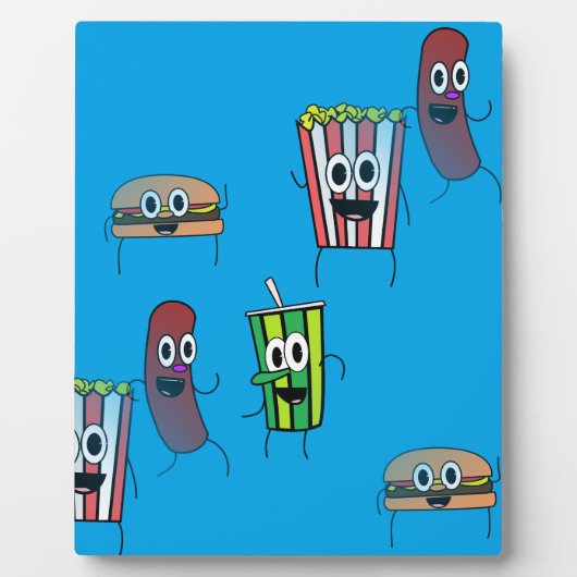 映画ポップコーン フォトプラーク (正面)