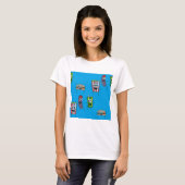 映画ポップコーン Tシャツ (正面フル)