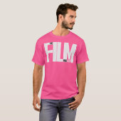 映画マガジンのロゴ Tシャツ (正面フル)