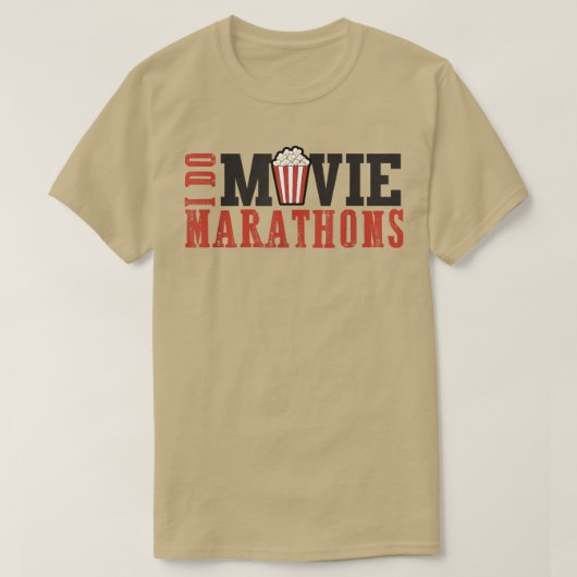 映画マラソン家族の映画の夜の映画愛好家のファイル Tシャツ (デザイン正面)
