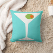 映画マルティーニのクラシックな装飾用クッション(ターコイズ) クッション (ブランケット)