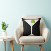 映画マルティーニのクラシックな装飾用クッション(黒) クッション (椅子)