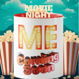 映画マーキー「来Me's soon」のおもしろい引用文ヴィンテージ マグカップ