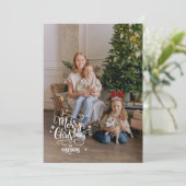 映画ムードのクリスマス シーズンカード (スタンド正面)