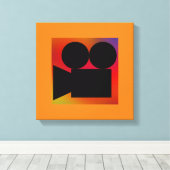 映画モダンの時間 キャンバスプリント (インサイチュ (ウッドフロア))