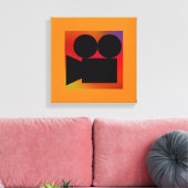 映画モダンの時間 キャンバスプリント (インサイチュ (リビング))