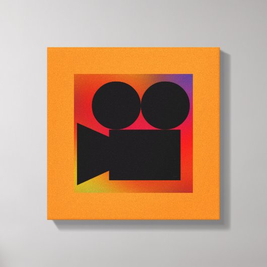 映画モダンの時間 キャンバスプリント (正面)