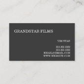 映画モダン監督プロデューサー 名刺 (裏面)