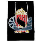 映画ユニセックス誕生日会8日 ミディアムペーパーバッグ (裏面)