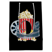 映画ユニセックス誕生日会9日 ミディアムペーパーバッグ (裏面)