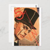 映画ロシアのポスターロシアのアヴァンギャルドプリント ポストカード (正面/裏面)