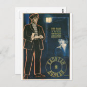 映画ロシアのポスターロシアのアヴァンギャルドプリント ポストカード (正面/裏面)