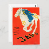 映画ロシアのポスターロシアのアヴァンギャルドプリント ポストカード (正面/裏面)