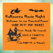 映画不気味の夜のウィンドウの固定 ウィンドウサイン (シート3)