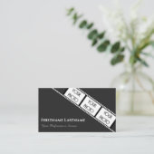 映画作家とビデオグラファー 名刺 (スタンド正面)