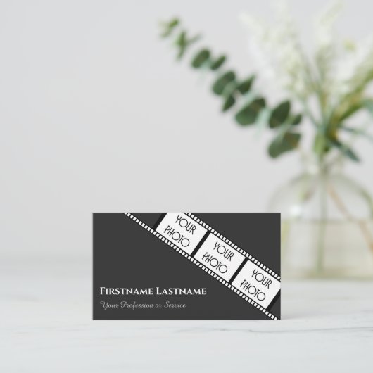 映画作家とビデオグラファー 名刺 (スタンド正面)