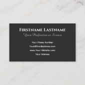 映画作家とビデオグラファー 名刺 (裏面)