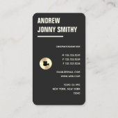 映画作家-フェイク金ゴールド 名刺 (裏面)