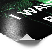 映画信じレトロ90sエイリアンUFO フォトプリント (角)