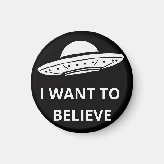 映画信じレトロ90sエイリアンUFO マグネット (正面)