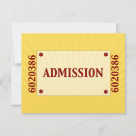 映画俳優のバーの(ユダヤ教の)バル・ミツバーの応答RSVPの黄色い青 出欠カード