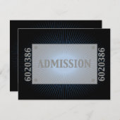 映画俳優のバーの(ユダヤ教の)バル・ミツバーの応答RSVPの黒い濃紺 出欠カード (正面/裏面)