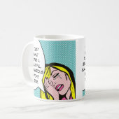 映画俳優の漫画本のコーヒー・マグ コーヒーマグカップ (正面左)