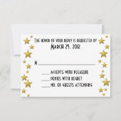 映画俳優のSweet sixteen 出欠カード (裏面)