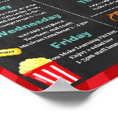 映画先生スタッフ感謝ウィークテンプレート ポスター (角)