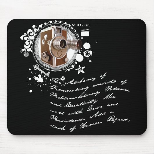 映画制作の錬金術 マウスパッド (正面)